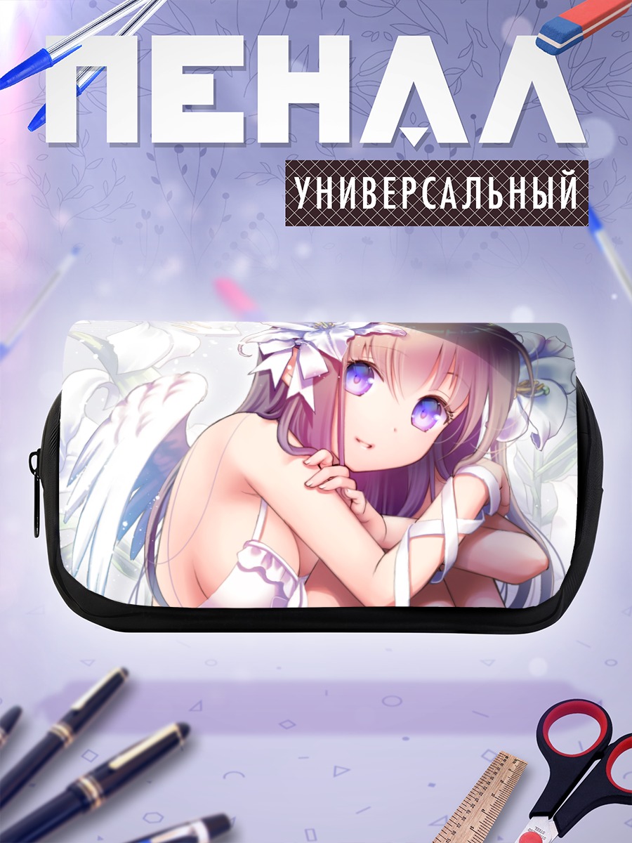 Пенал-косметичка Ангел в цветах