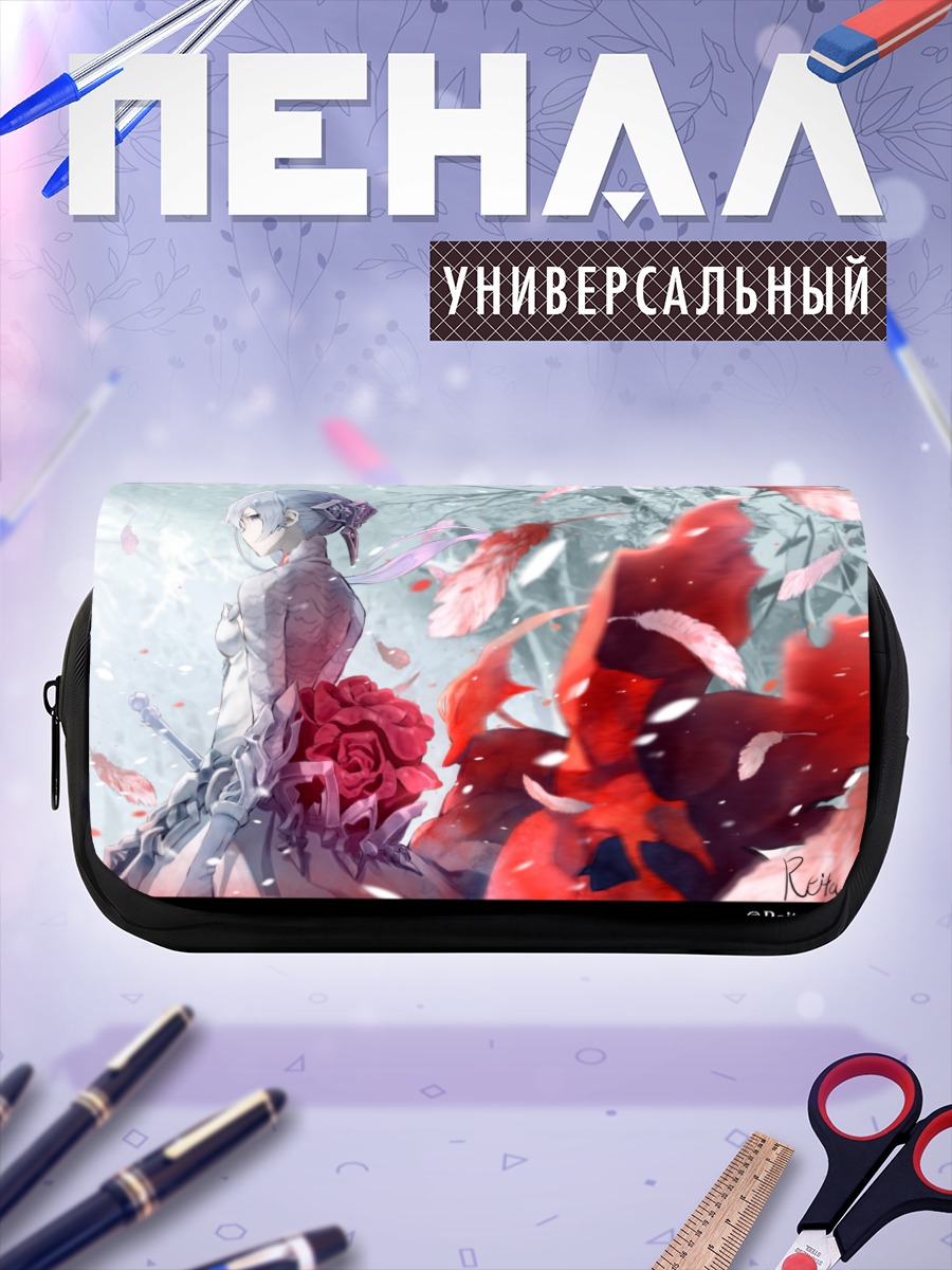 Пенал-косметичка Белоснежка с розами