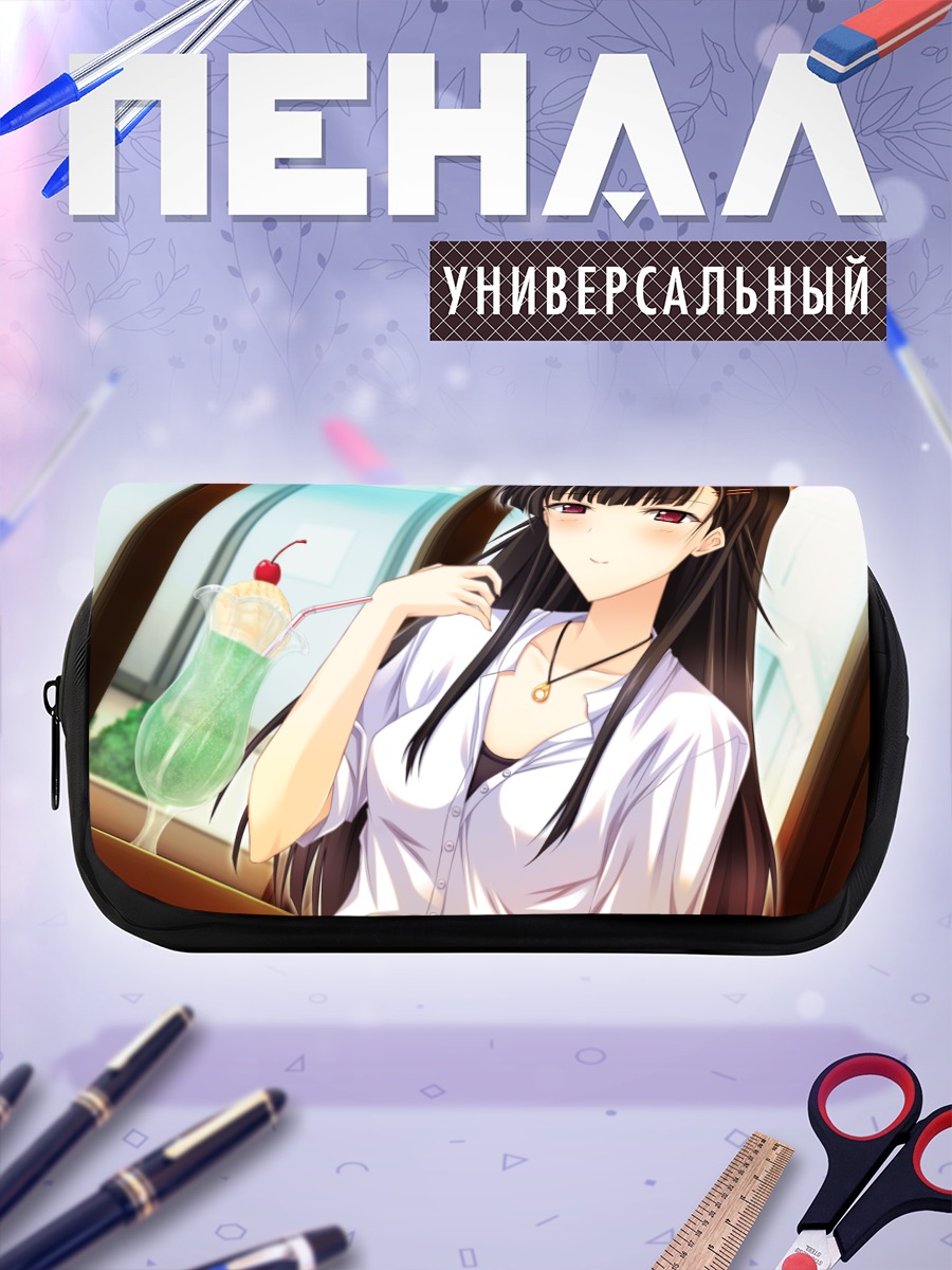 Пенал-косметичка Миса Амано с напитком