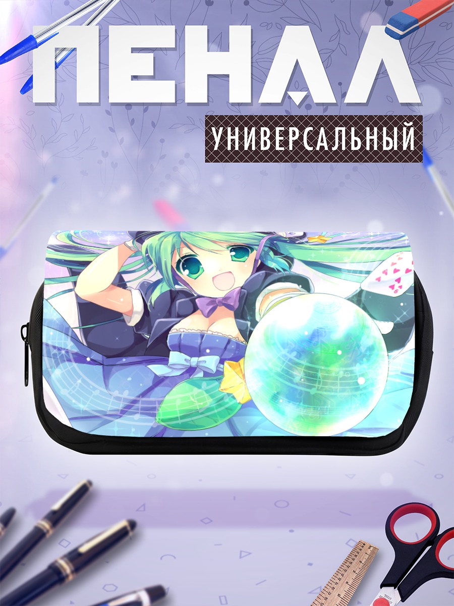 Пенал-косметичка Мику Хацунэ с🔮сферой