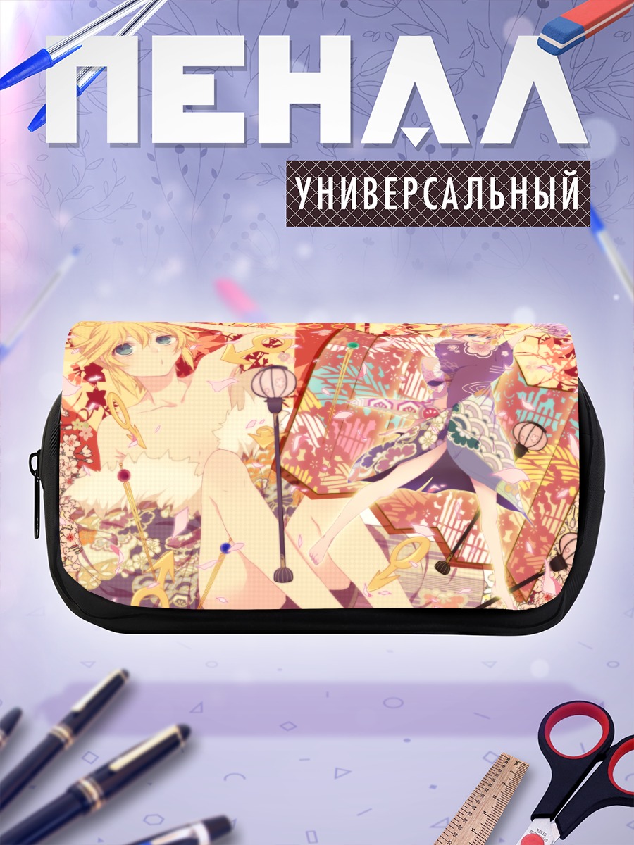 Пенал-косметичка Кагамин Лен в цветах
