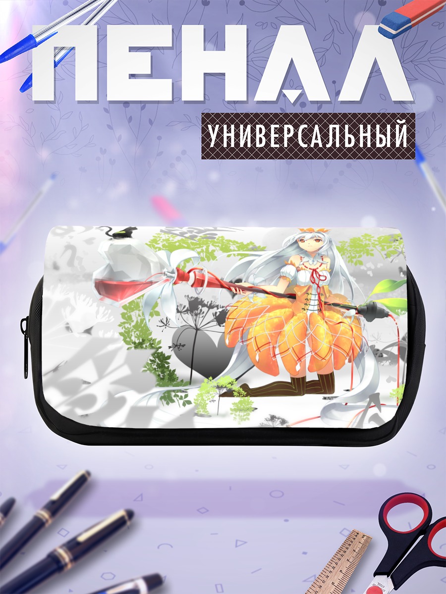 Пенал-косметичка Девушка с косой