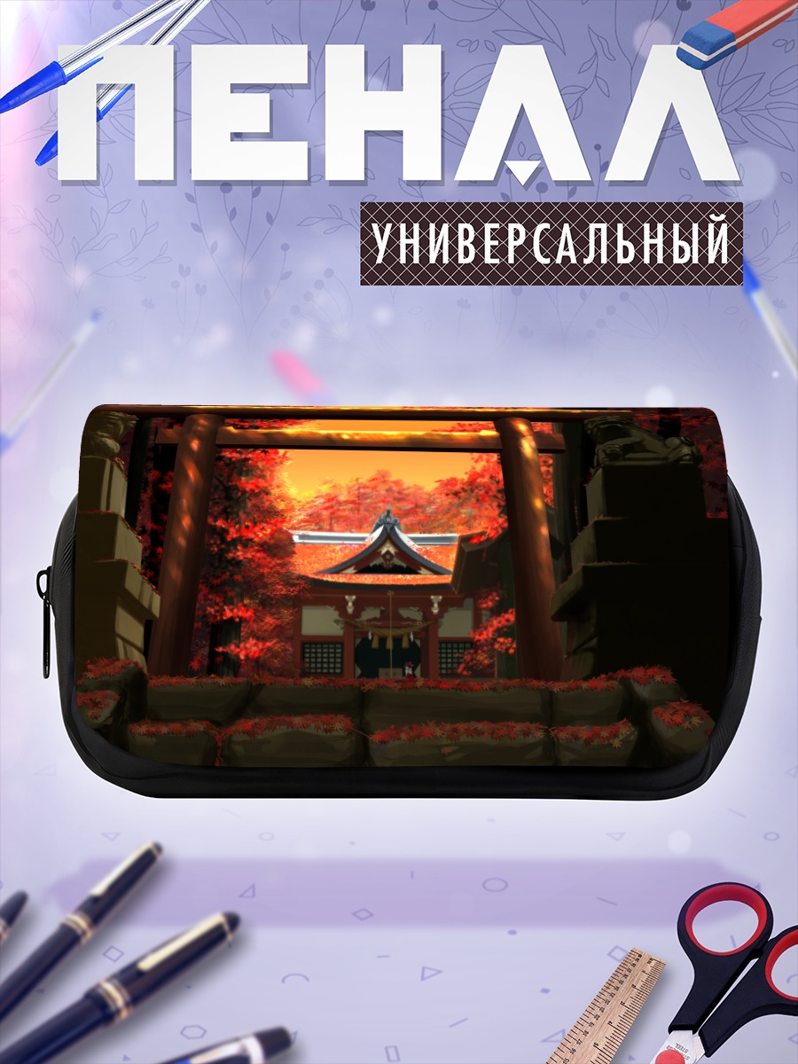Пенал-косметичка Рейму Хакурэй у храма