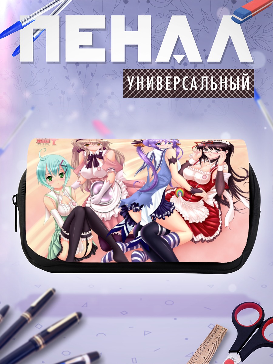 Пенал-косметичка Мику Хацунэ и подруги