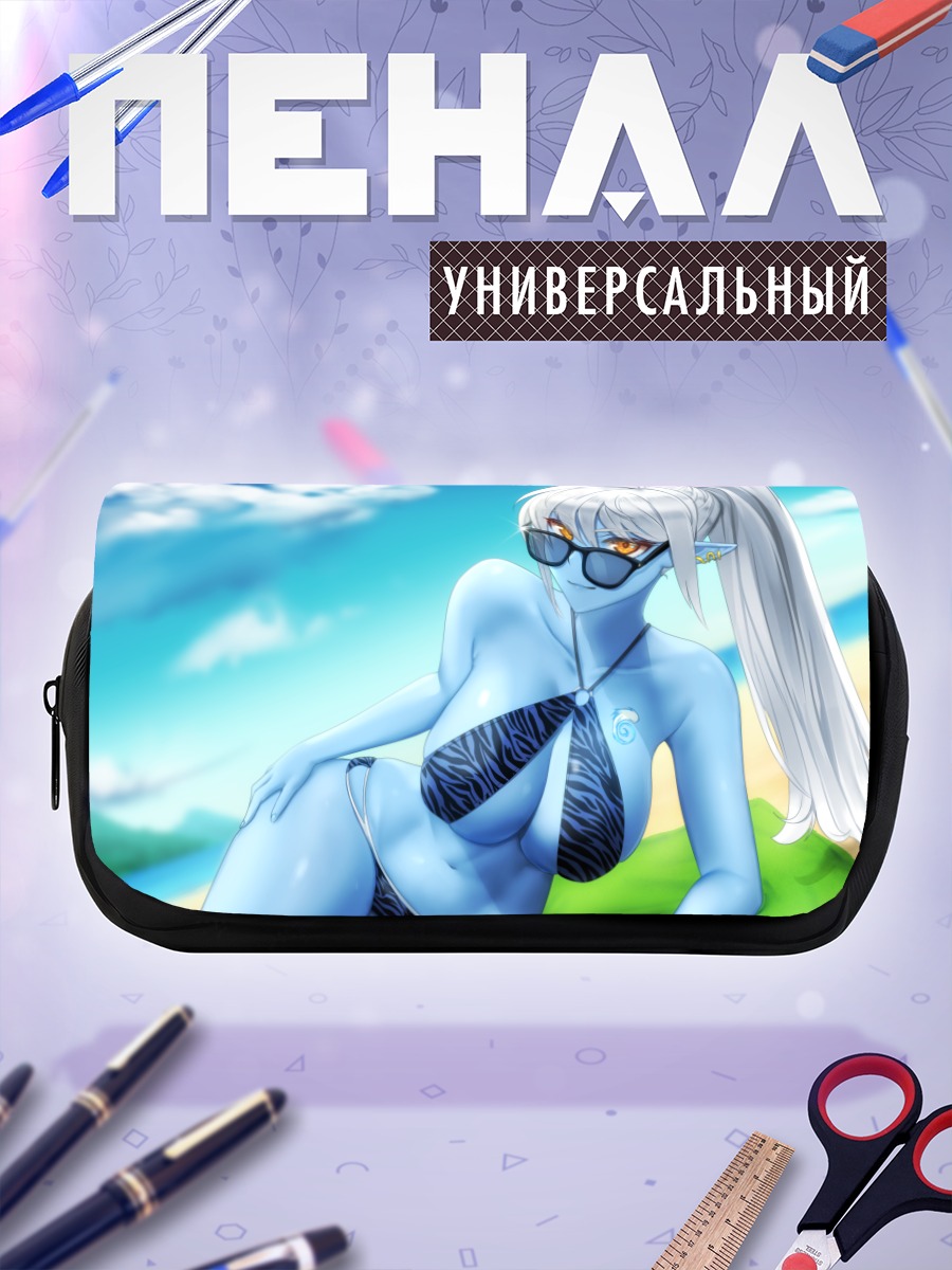 Пенал-косметичка Эльфийка на пляже