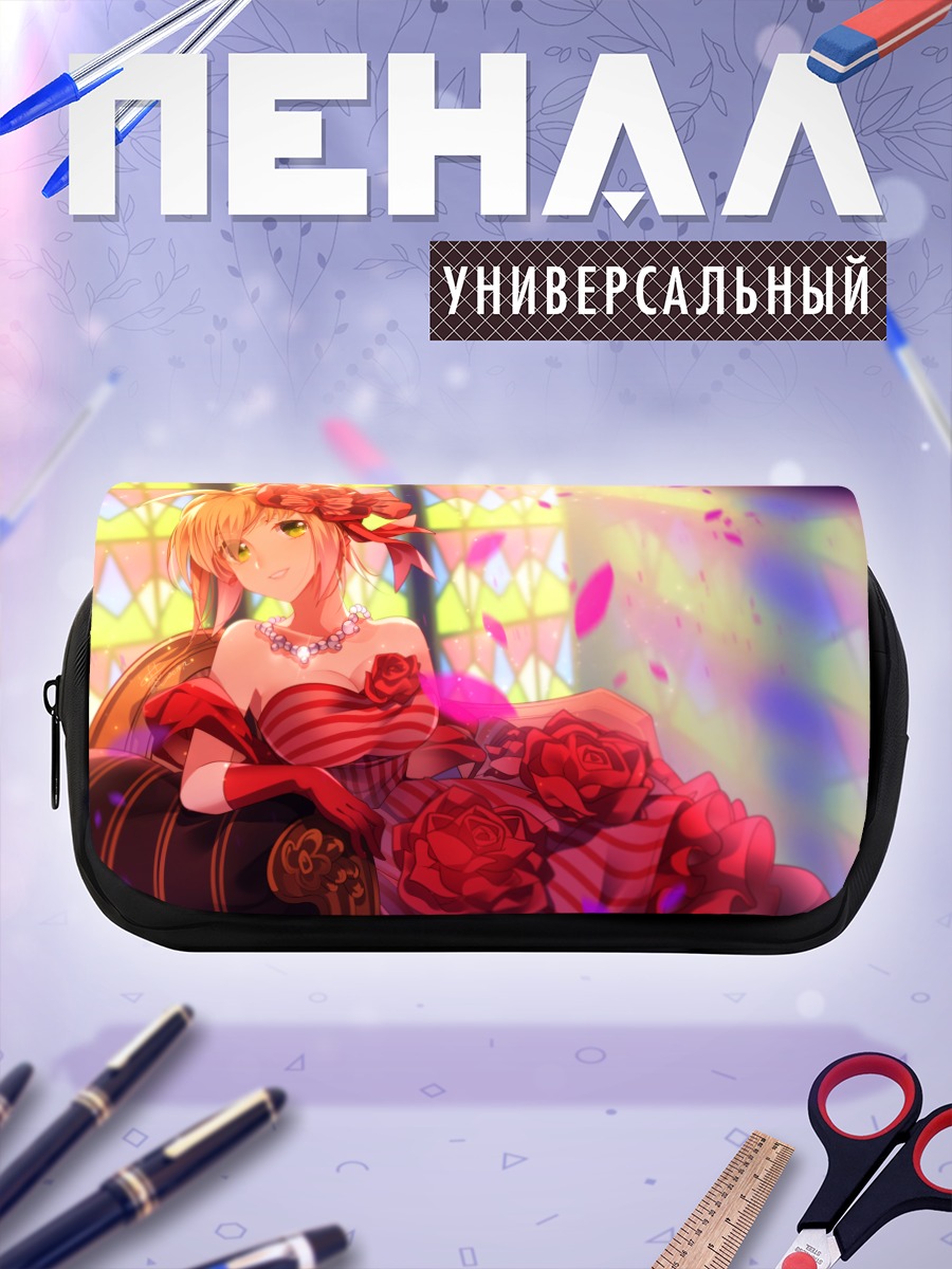Пенал-косметичка Неро Клавдий в розах