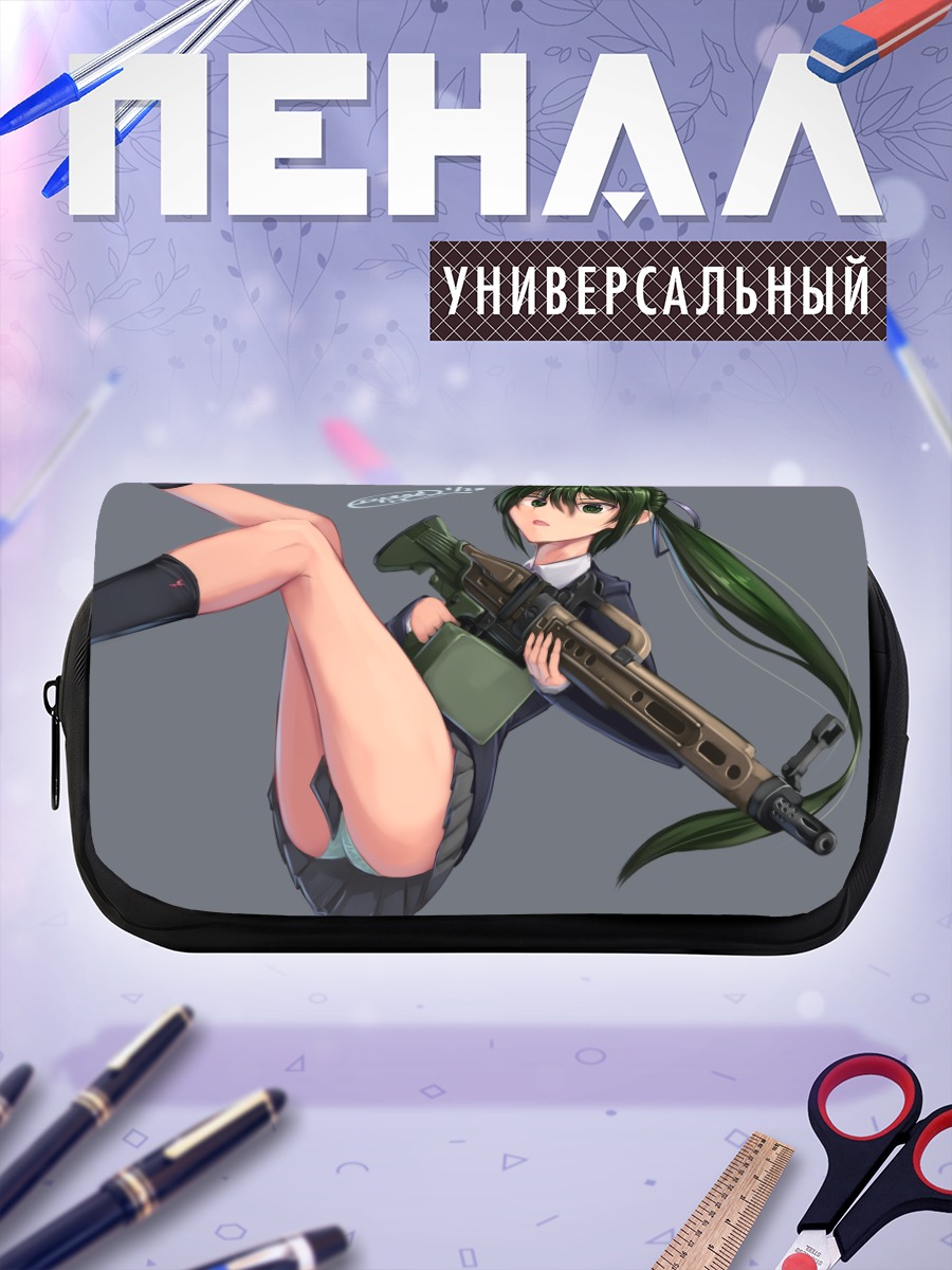Пенал-косметичка Мику Хацунэ с винтовкой