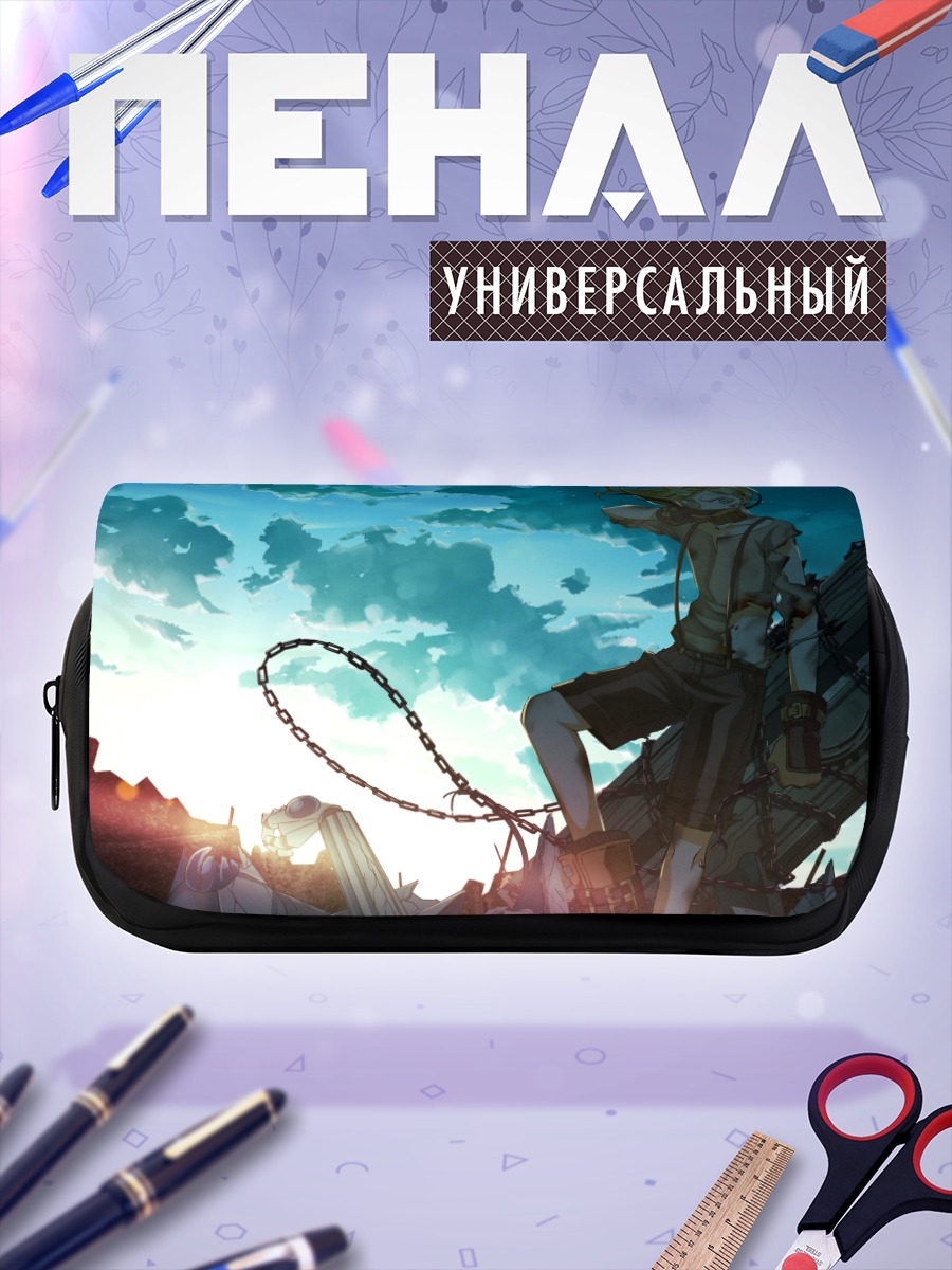Пенал-косметичка Мику Хацунэ в руинах