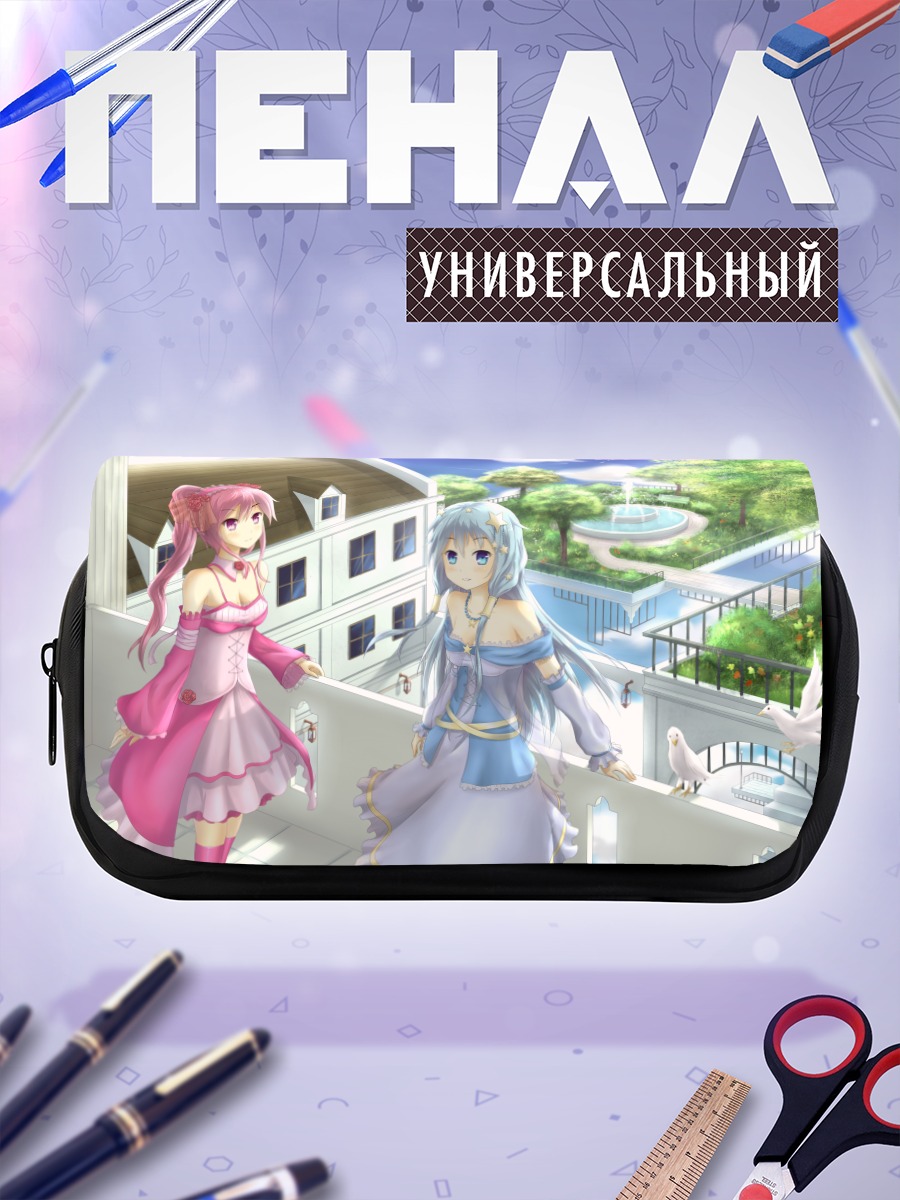 Пенал-косметичка Девушки в цветах