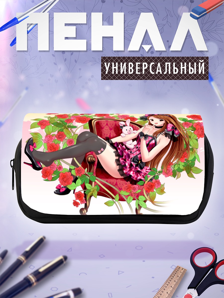 Пенал-косметичка Иори Минасэ в розах