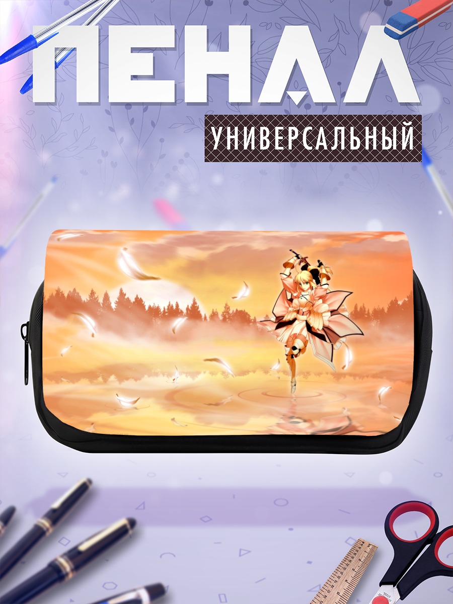 Пенал-косметичка Сабер в цветах