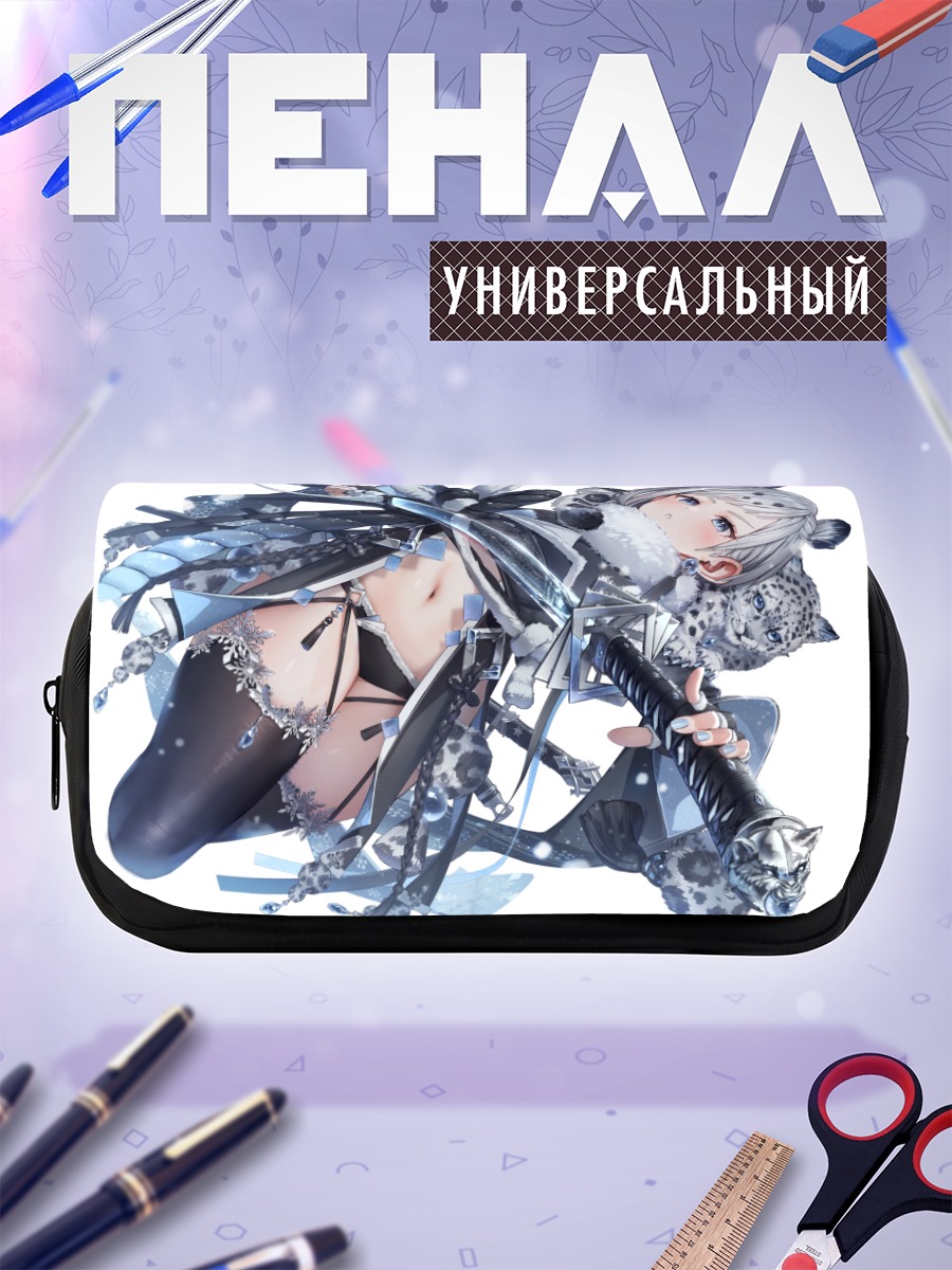 Пенал-косметичка Воительница с катаной