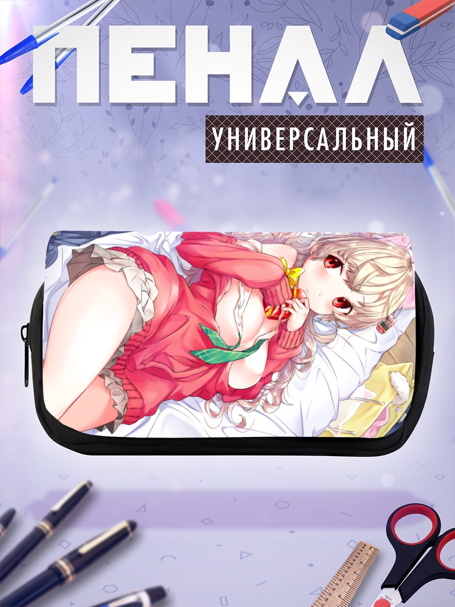 Пенал-косметичка Кошкодевочка в розовом