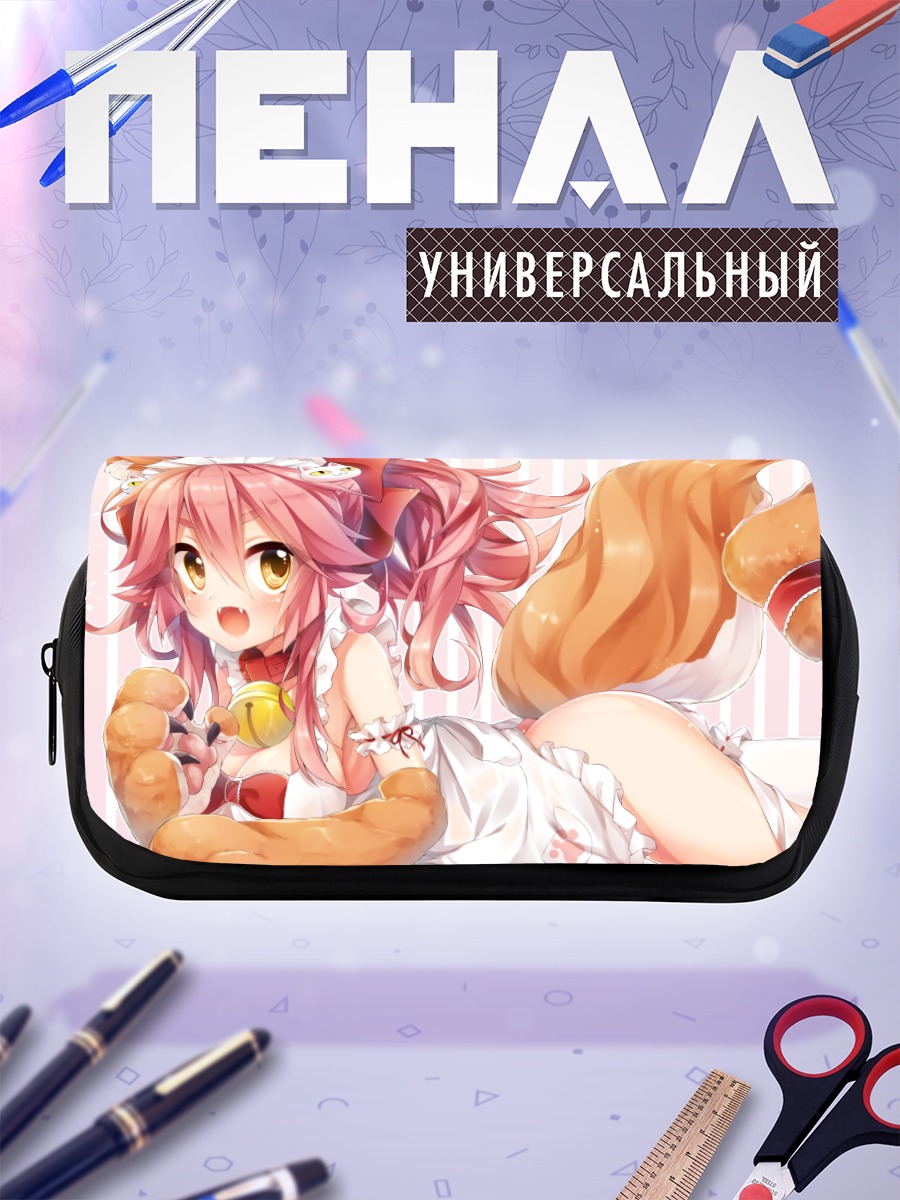 Пенал-косметичка Тамамо-но-Маэ в кошачьем образе
