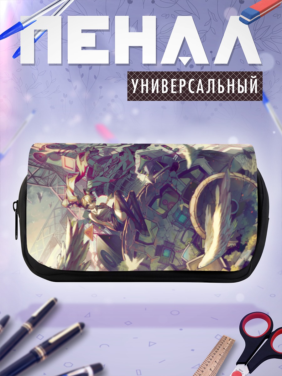 Пенал-косметичка Мику Хацунэ в киберпространстве