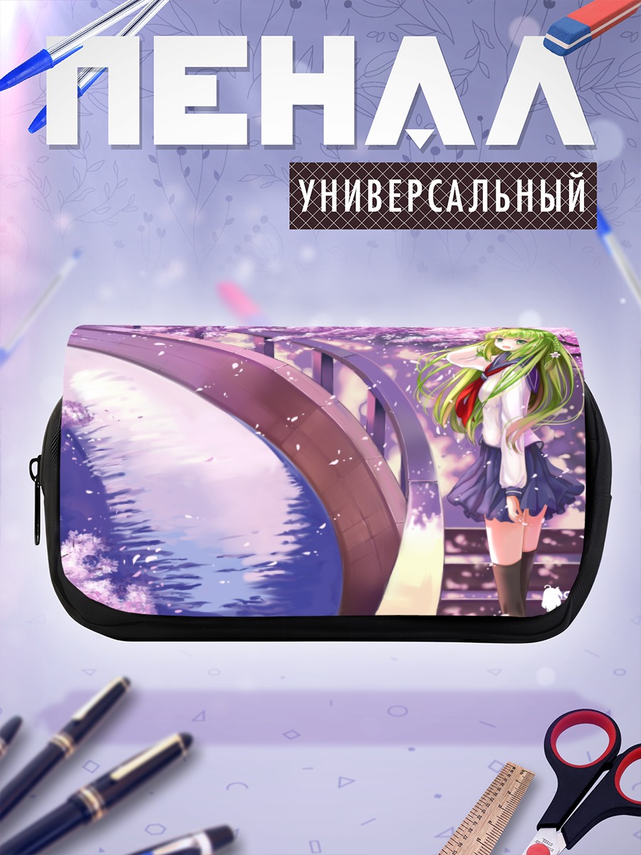 Пенал-косметичка Мику Хацунэ в сакуре