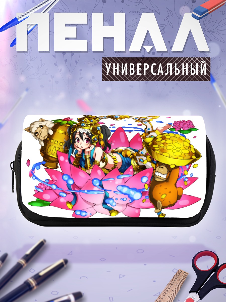 Пенал-косметичка Нико Ядзава в лотосах