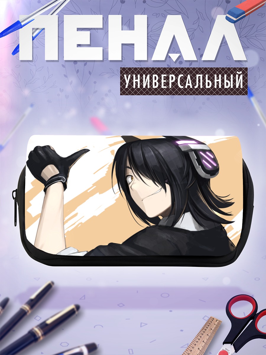 Пенал-косметичка Тенрю в наушниках