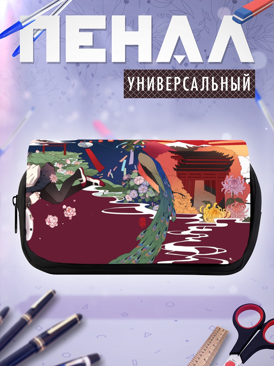 Пенал-косметичка Японская зимняя сказка
