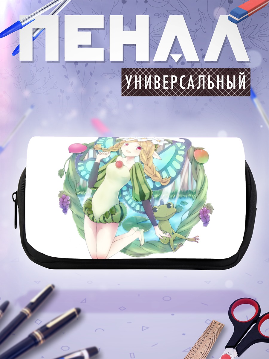 Пенал-косметичка Мерседес в цветах