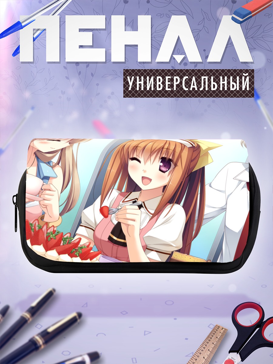 Пенал-косметичка Микото Курано за столом