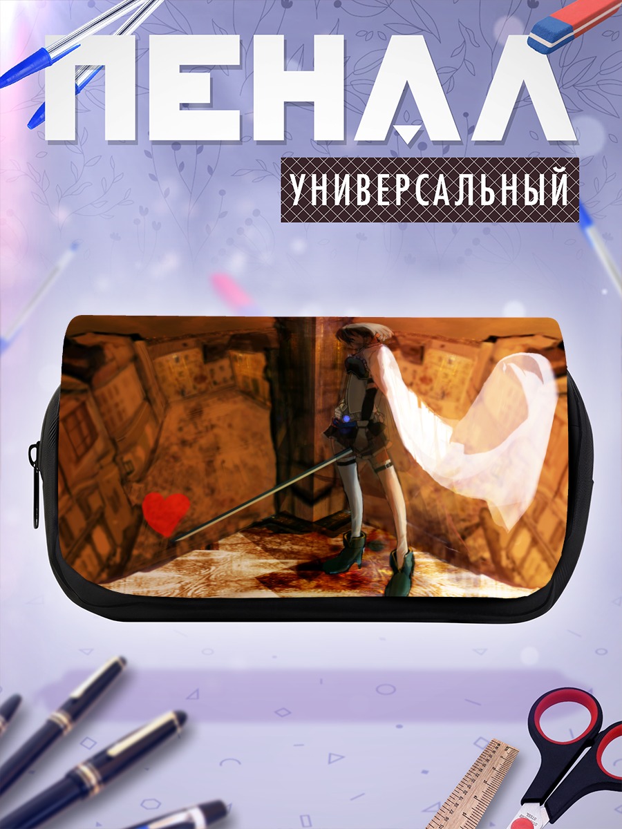 Пенал-косметичка Саяка Мики с мечом