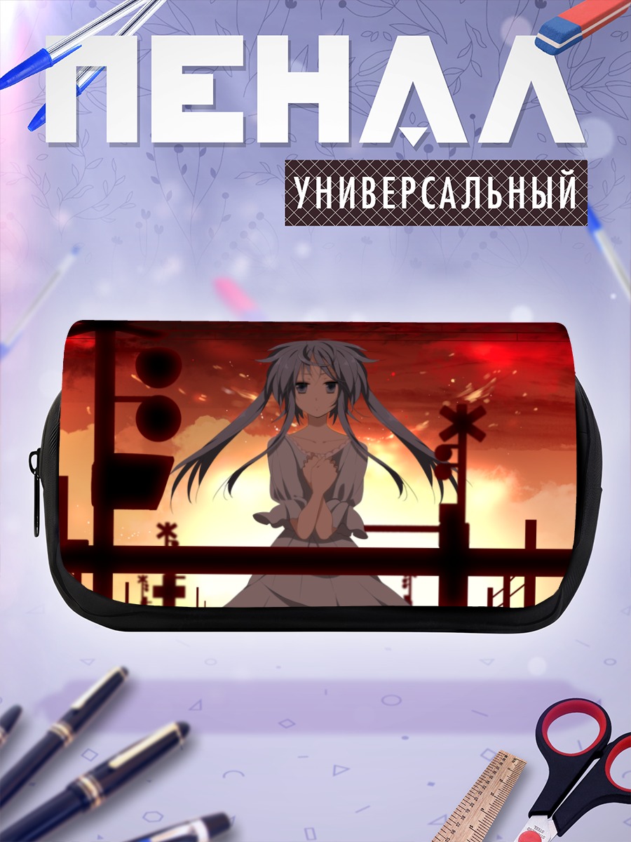 Пенал-косметичка Мику Хацунэ на закате