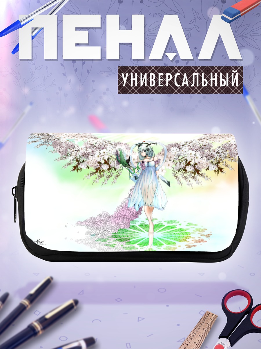 Пенал-косметичка Мику Хацунэ в сакуре