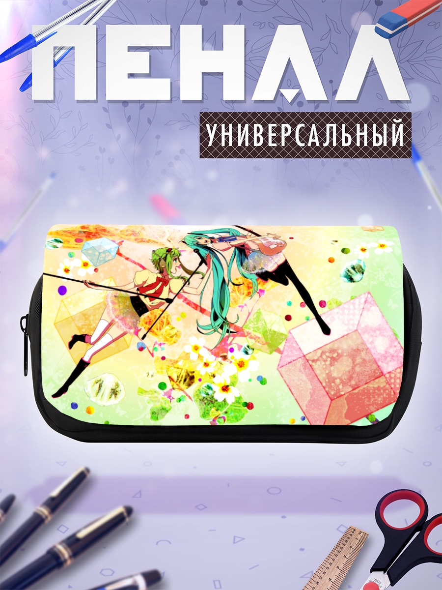 Пенал-косметичка Мику Хацунэ и Гуми