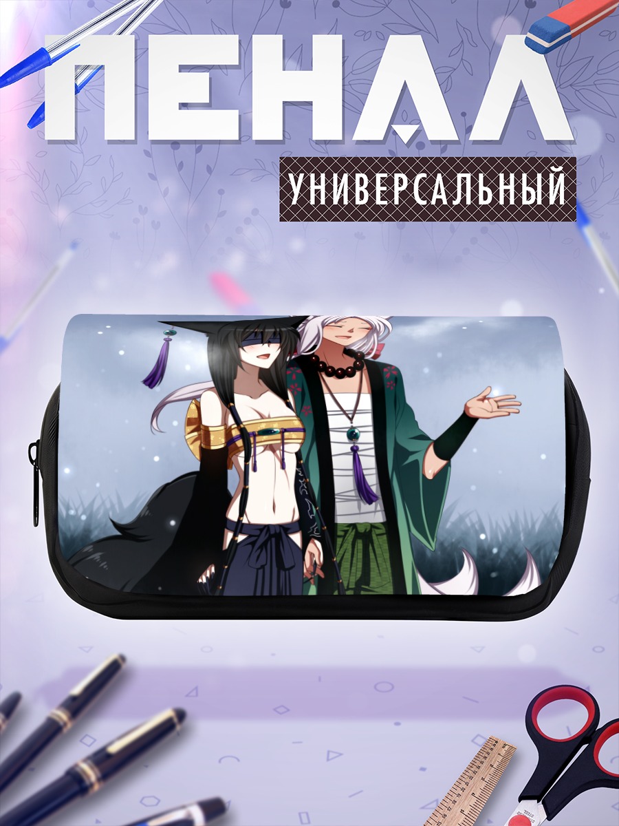 Пенал-косметичка Девушки-лисицы в кимоно
