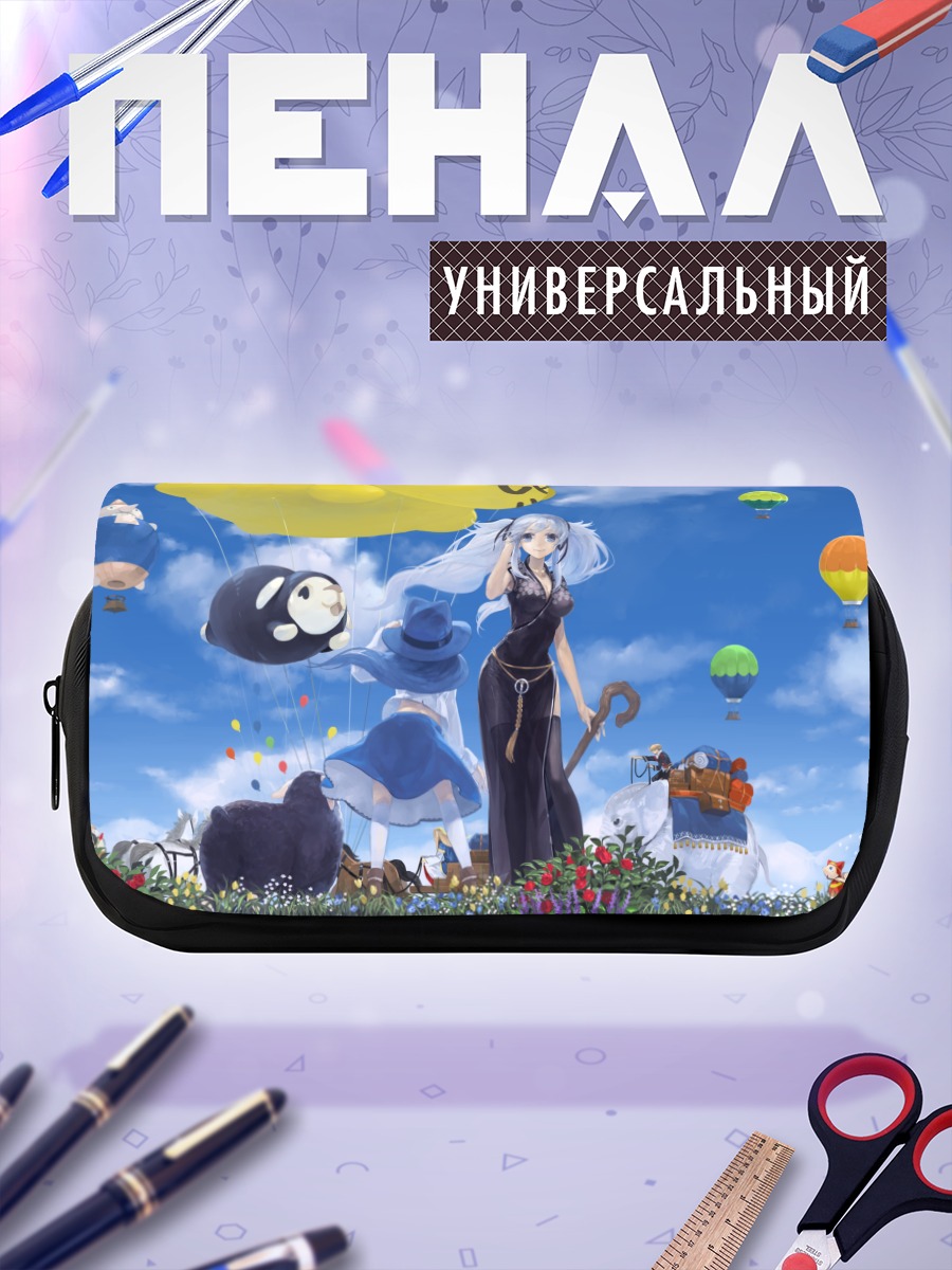 Пенал-косметичка Лорна в цветах