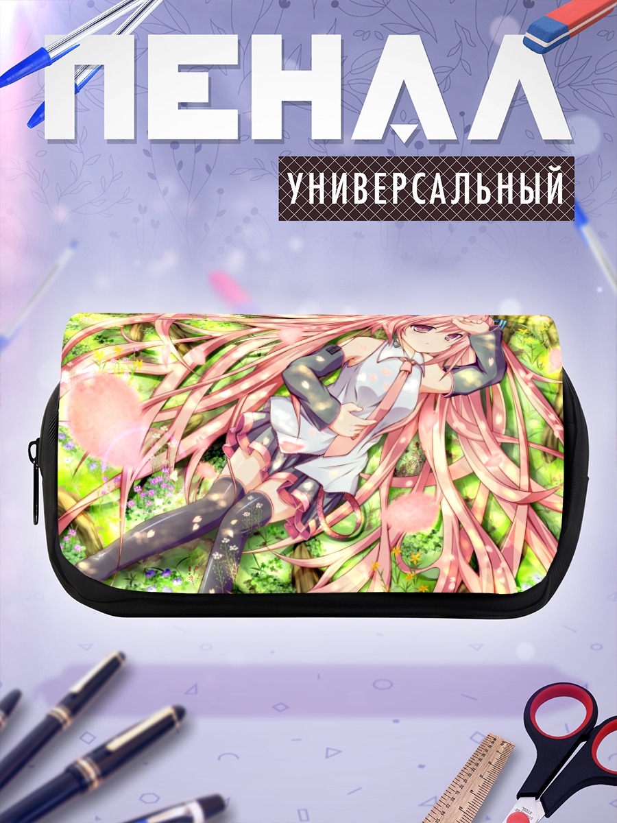 Пенал-косметичка Мику Хацунэ в сакуре