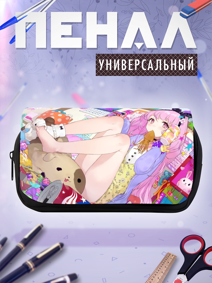 Пенал-косметичка Девушка со сладостями