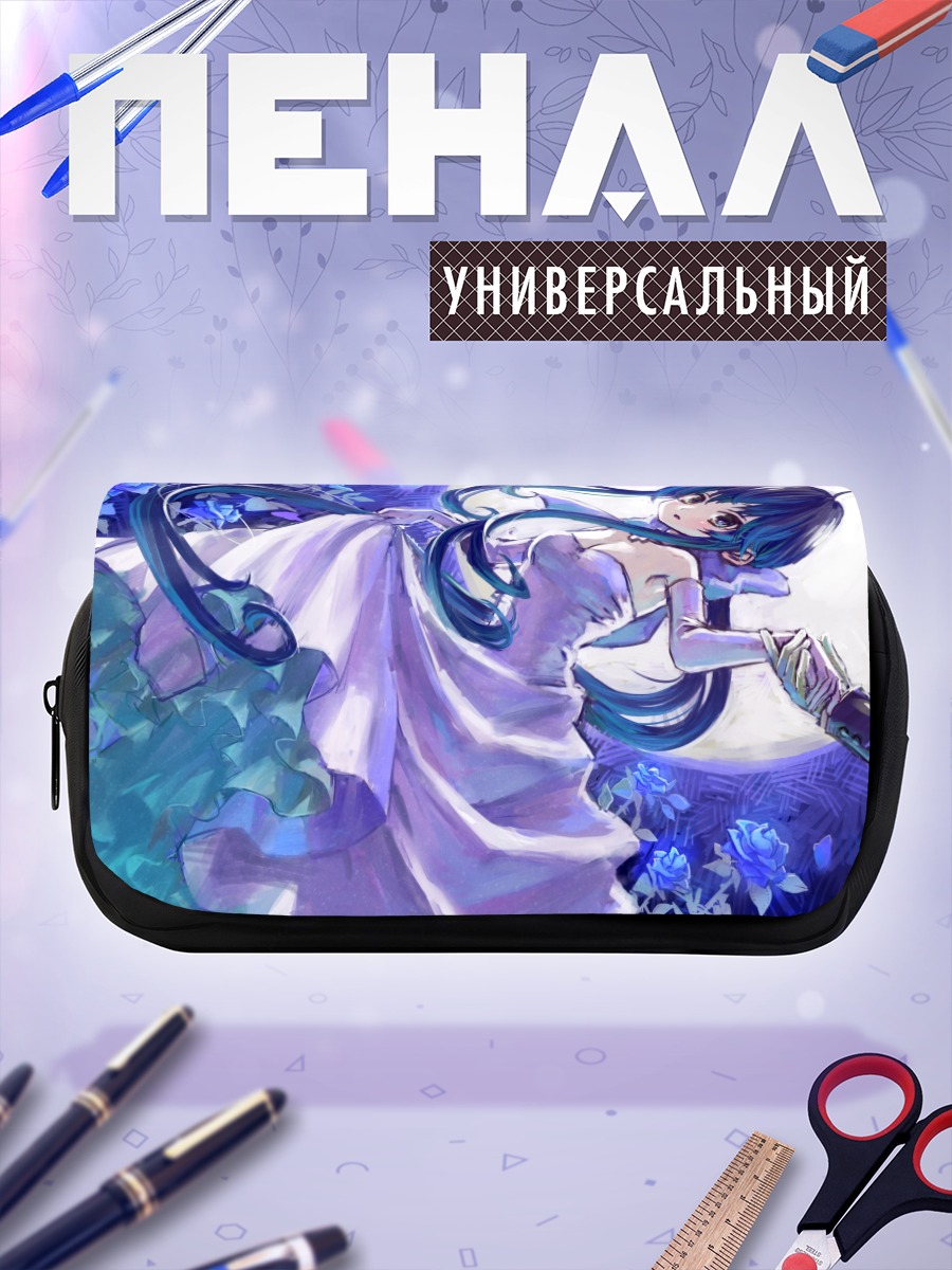 Пенал-косметичка Май Кавасуми в розах