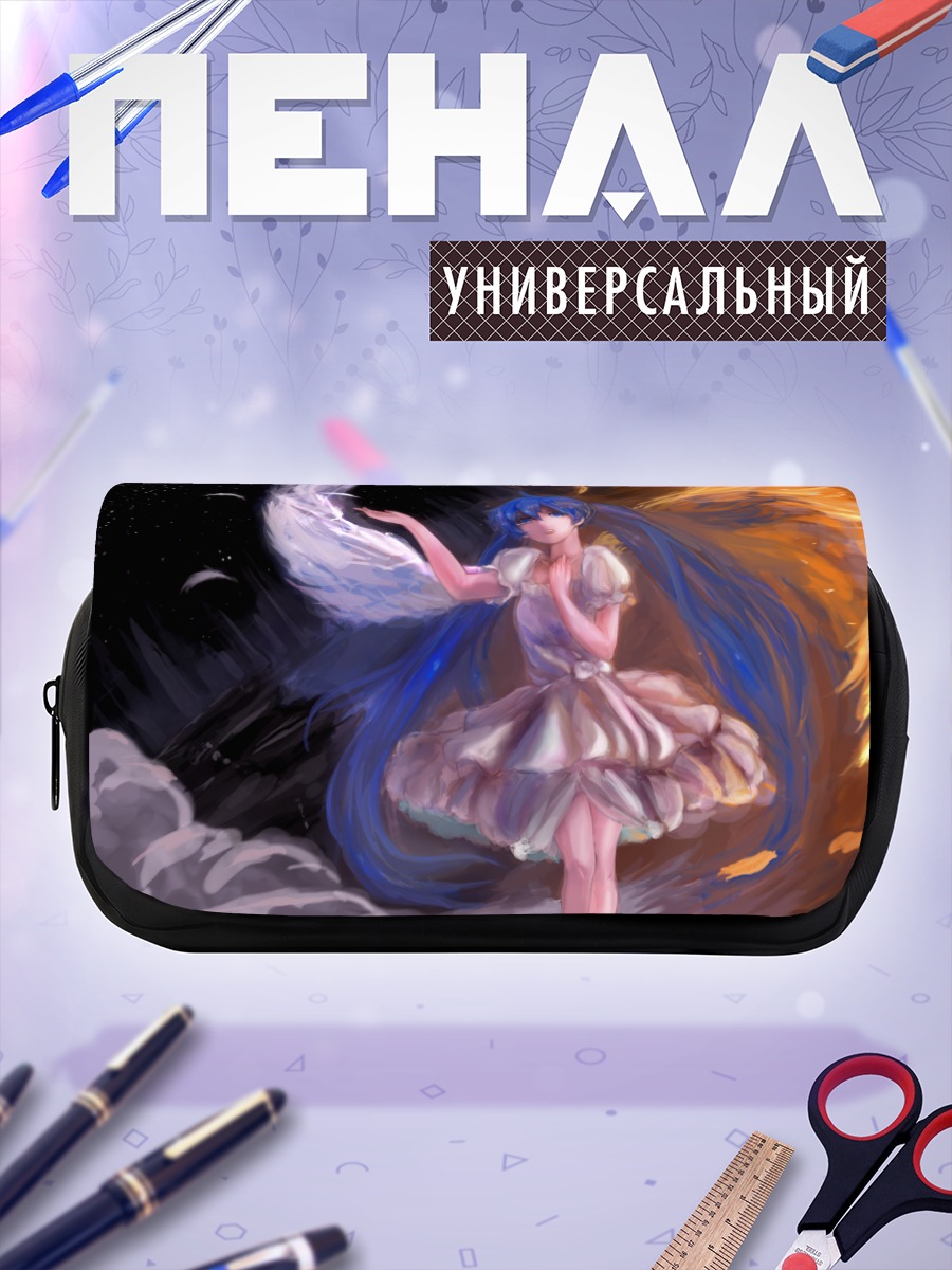 Пенал-косметичка Мику Хацунэ с крылом
