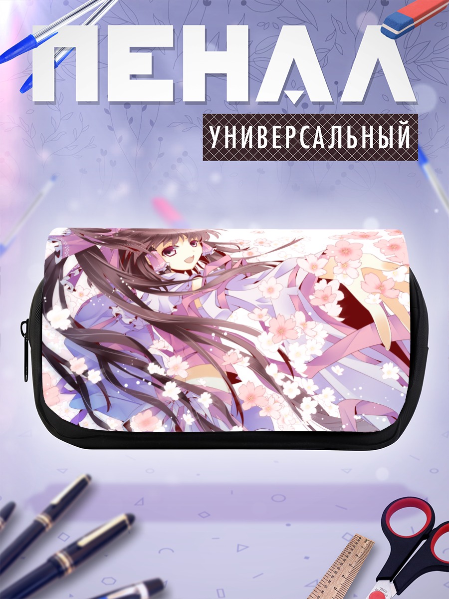 Пенал-косметичка Рейму Хакурей в сакуре