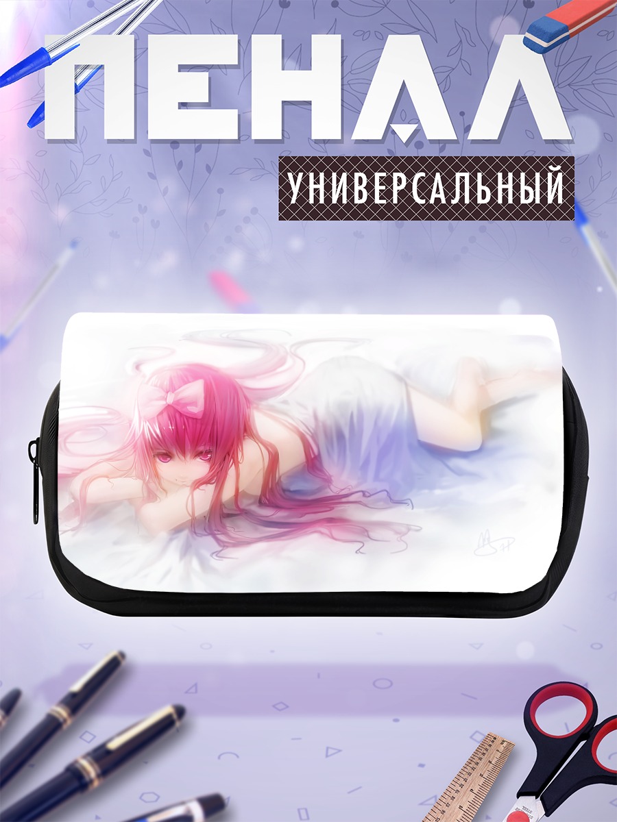 Пенал-косметичка Мику Хацунэ в облаках