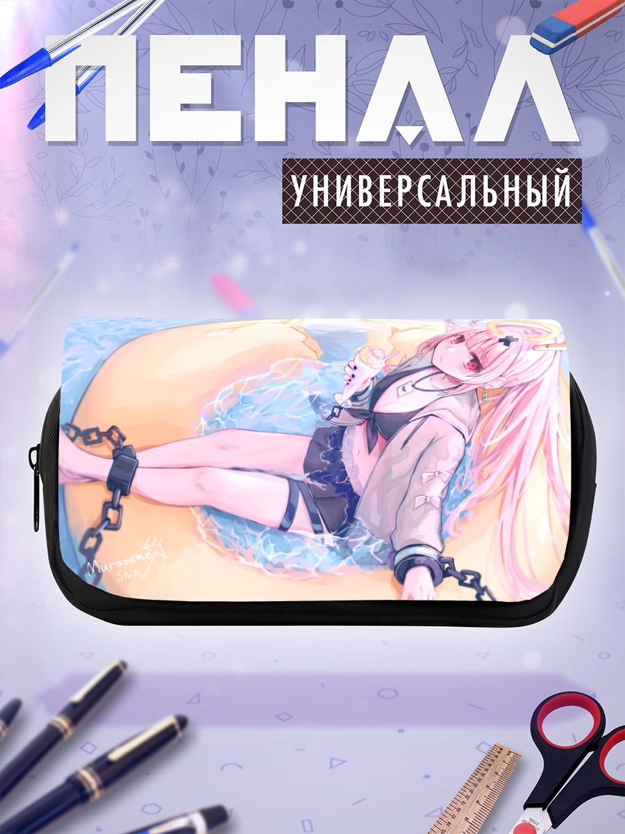 Пенал-косметичка Девушка с нимбом
