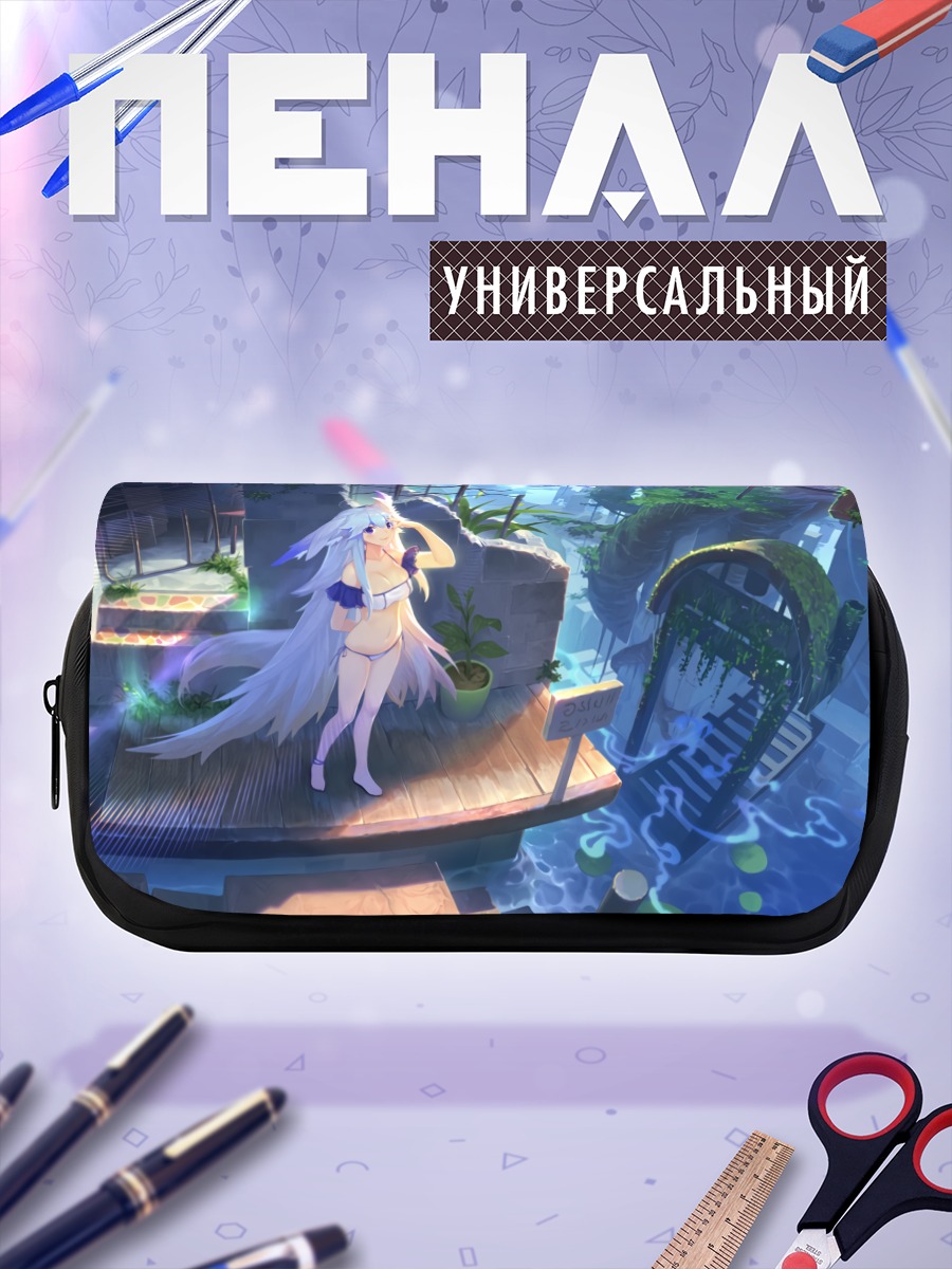 Пенал-косметичка Девушка в руинах
