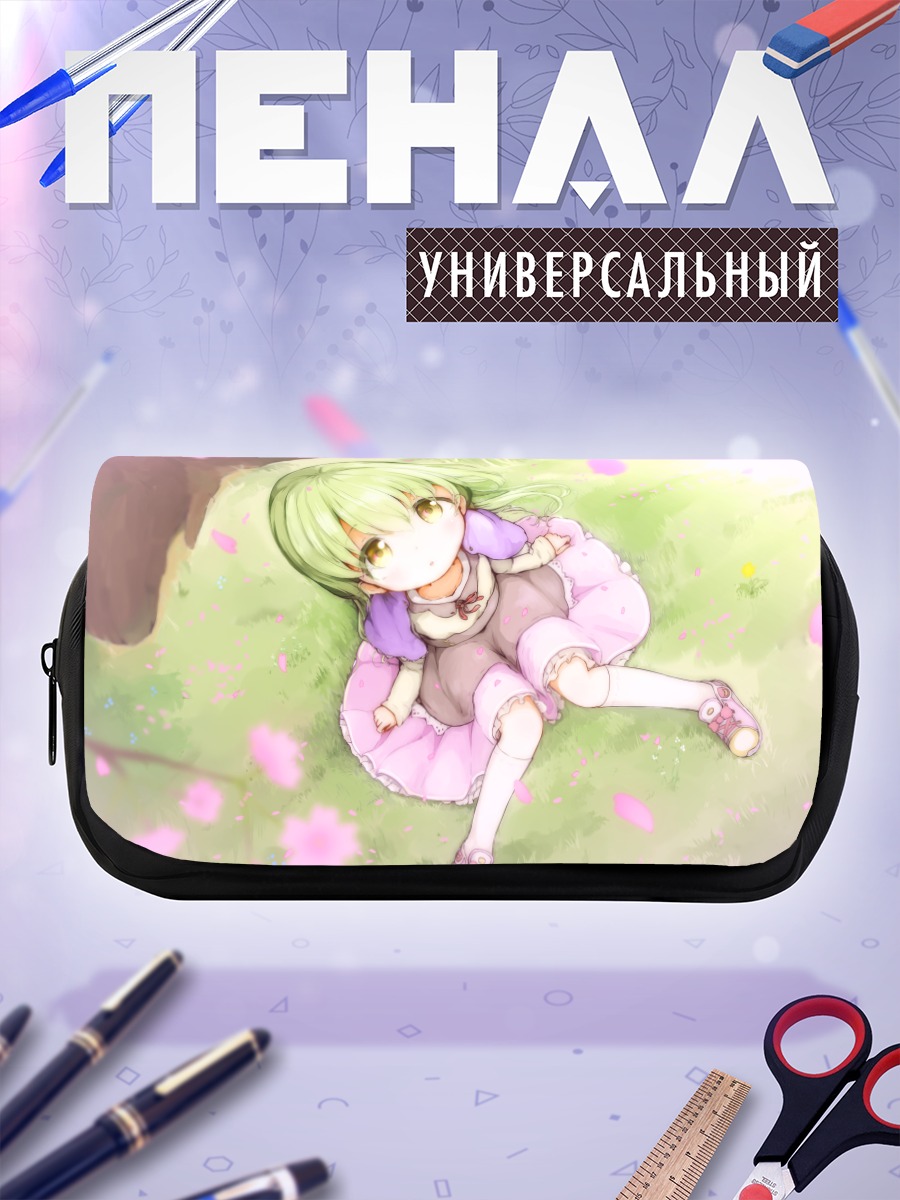 Пенал-косметичка Девочка в сакуре
