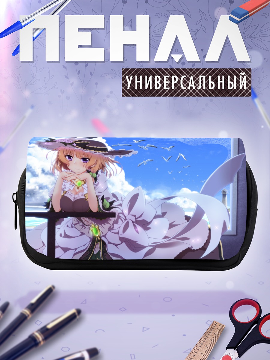 Пенал-косметичка Марони в цветах