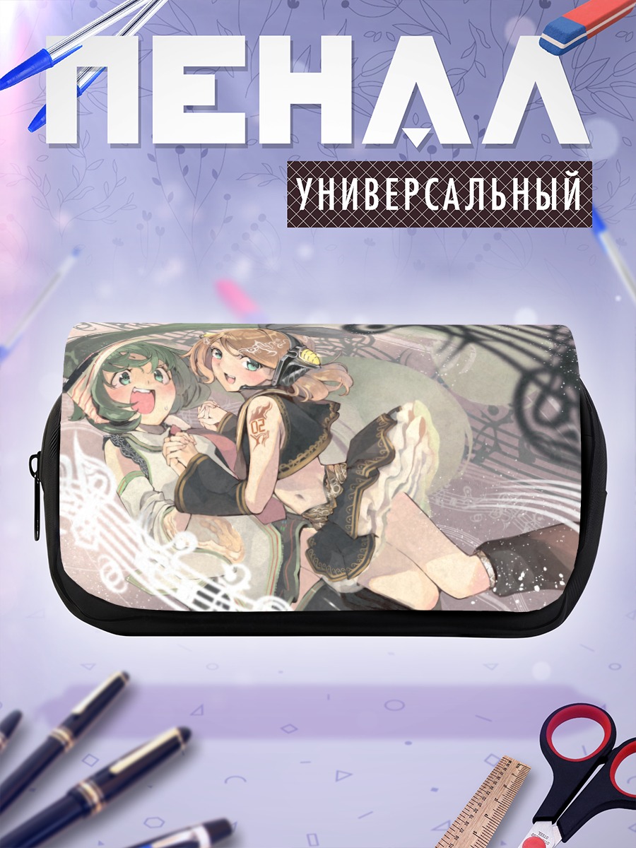 Пенал-косметичка Мику Хацунэ и Рин