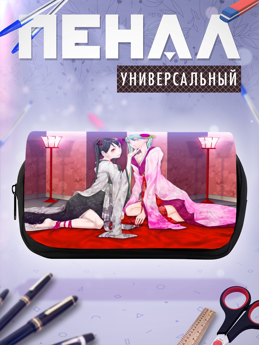 Пенал-косметичка Мику Хацунэ в кимоно