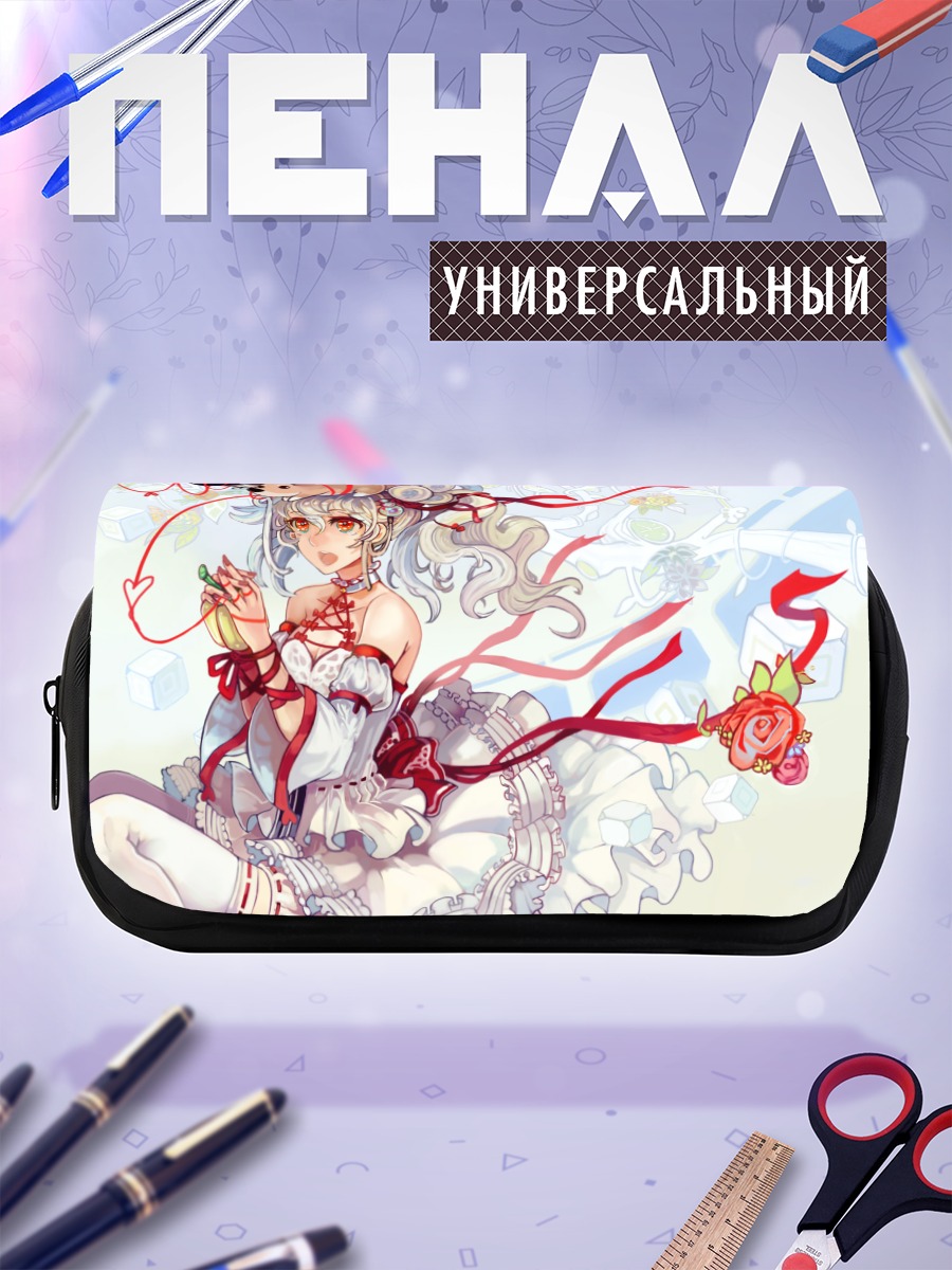 Пенал-косметичка Девушка в лентах
