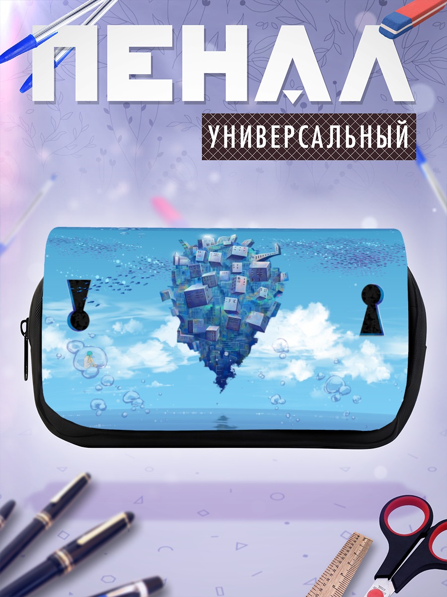 Пенал-косметичка Мику Хацунэ в цифровом мире