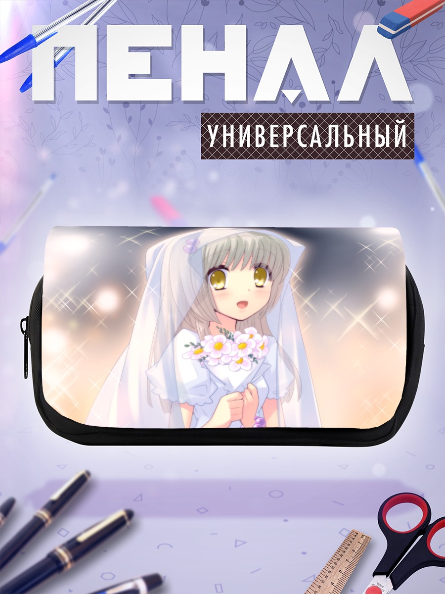 Пенал-косметичка Судзуно Юкиширо с цветами