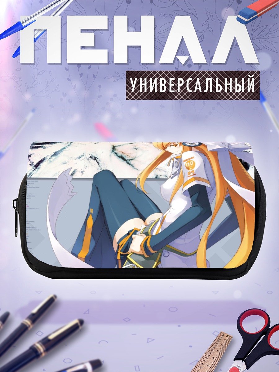 Пенал-косметичка Ироха Умегири в наушниках
