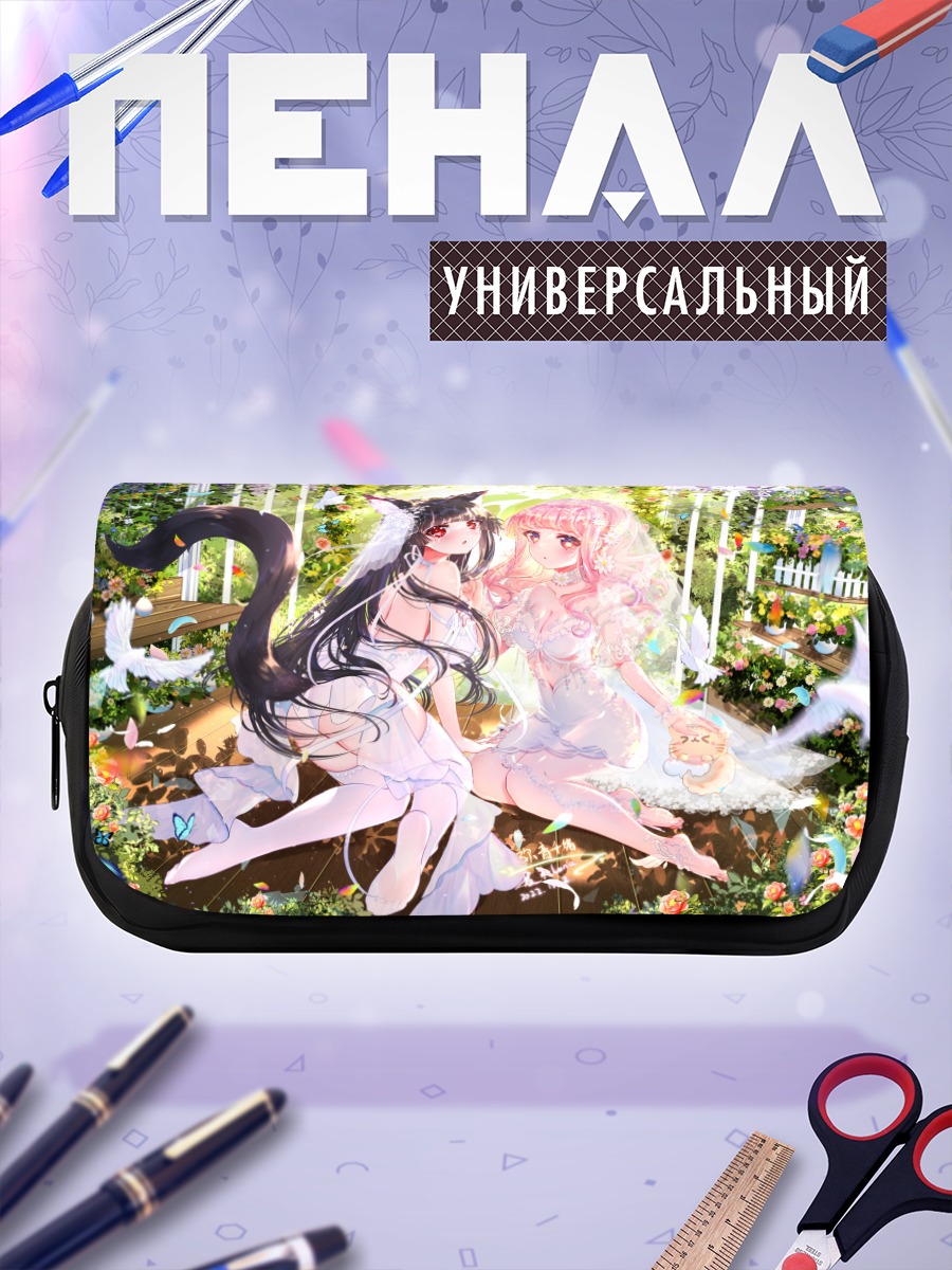 Пенал-косметичка Девушки с ушками