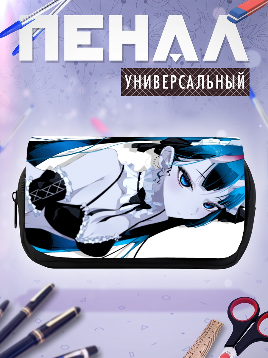 Пенал-косметичка Мику Хацунэ в готике