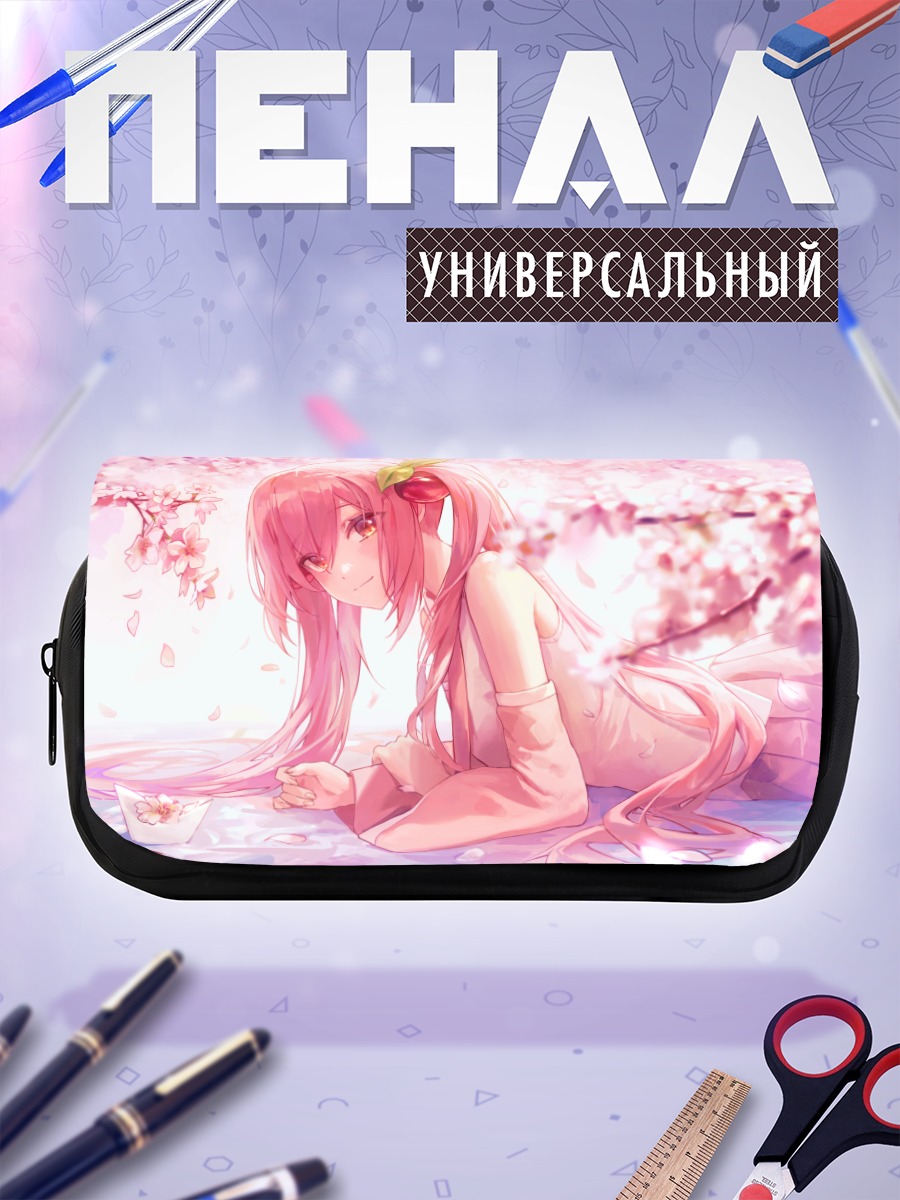Пенал-косметичка Мику Хацунэ в сакуре